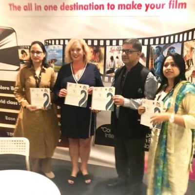 Toronto: The Indian delegation at Toronto International Film Festival (TIFF) 2019, on Sep 7, 2019. The delegation met with a number of Key Stakeholders from the international film-making industry and apprised them of the proposed festival architecture including Viviana A. Dirolli, Executive Director and Diego Marambio Avaria, International Affairs Coordinator, INCAA. The INCAA expressed that India should participate in the premiere film festival of Argentina -  Mar del Plata International Film F