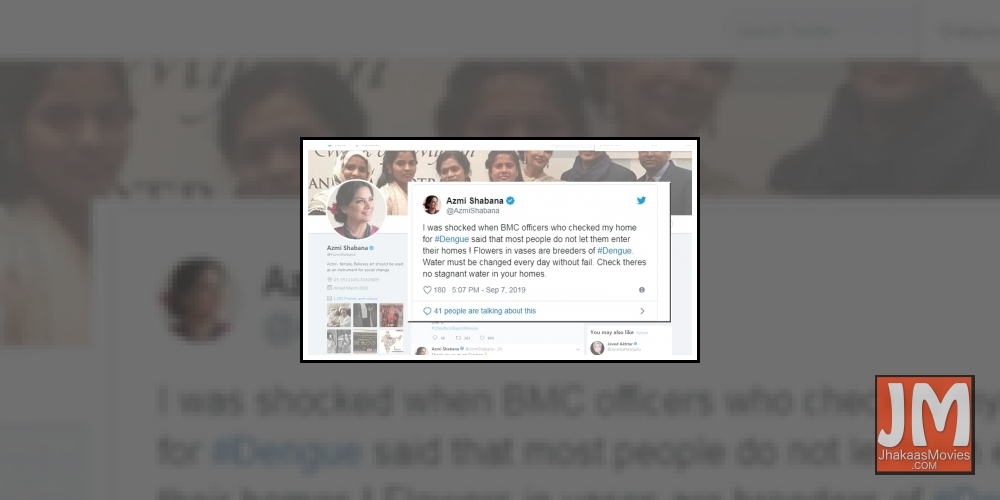 Veteran actress Shabana Azmi is shocked that most people in Mumbai do not let officials of Brihanmumbai Municipal Corporation