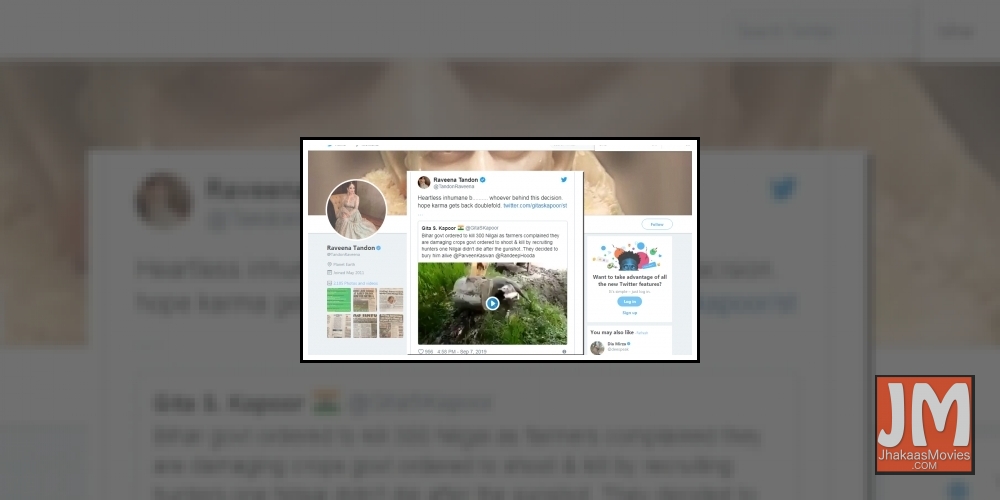 Bollywood stars are protesting against the cruel act of a nilgai being buried alive in Bihar a couple of days ago. A disturbing video of the act has been doing the rounds on social media, showing how a nilgai is being mercilessly pushed into a pit and cov