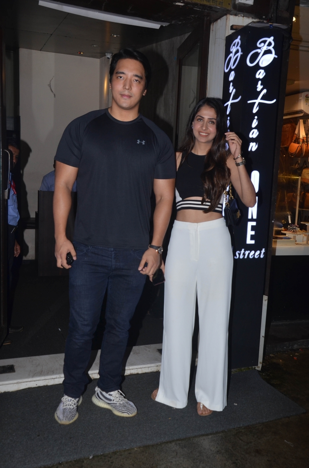 Mumbai: Actors Rinzing Denzongpa and Malvika Raaj seen at Bandra in Mumbai on Sep 8, 2019. (Photo: IANS)
