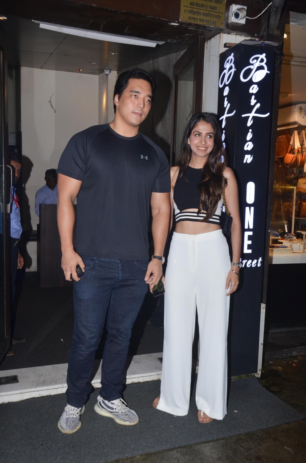 Mumbai: Actors Rinzing Denzongpa and Malvika Raaj seen at Bandra in Mumbai on Sep 8, 2019. (Photo: IANS)