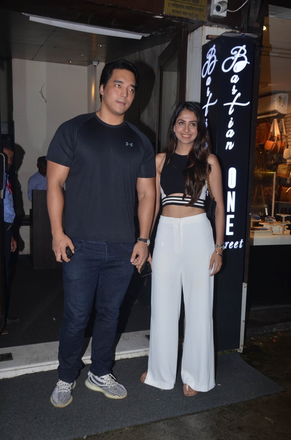 Mumbai: Actors Rinzing Denzongpa and Malvika Raaj seen at Bandra in Mumbai on Sep 8, 2019. (Photo: IANS)
