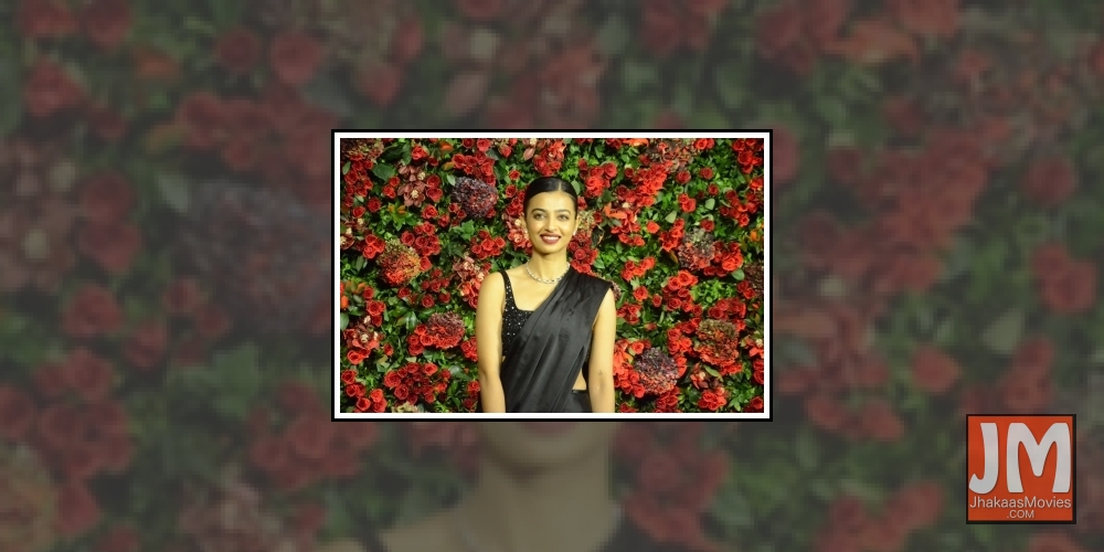 Mumbai: Actress Radhika Apte at the wedding reception of actors Ranveer Singh and Deepika Padukone in Mumbai, on Dec 1, 2018.