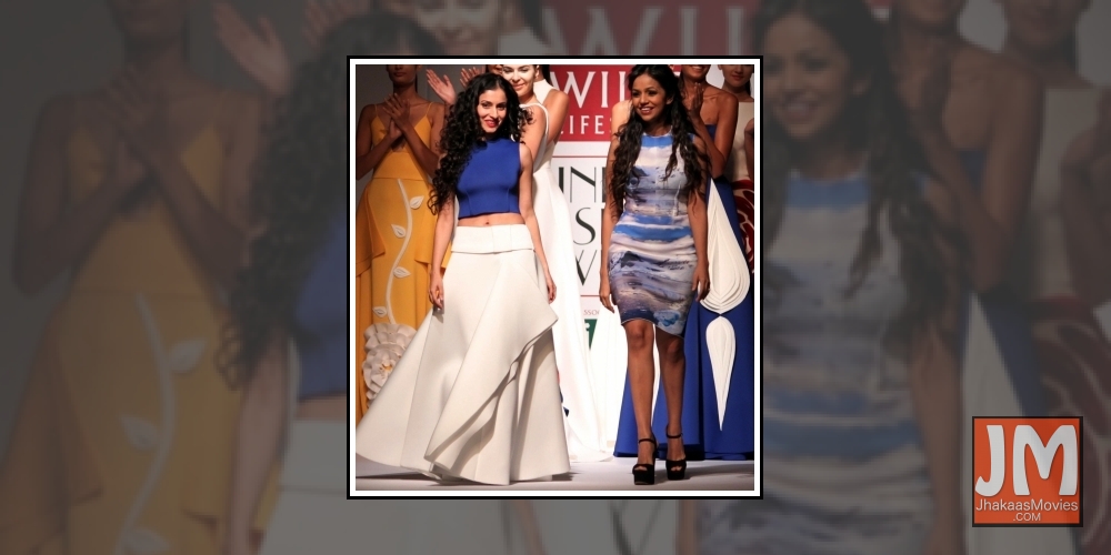 Fashion Designer duo Gauri and Nainika.