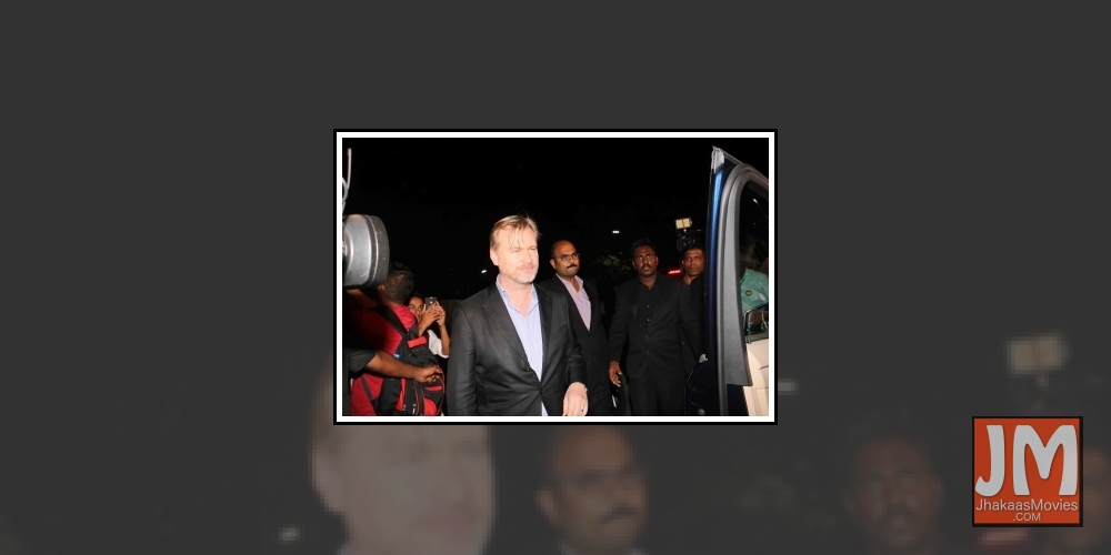 Mumbai: Hollywood filmmaker Christopher Nolan during the screening of film Dunkirk, in Mumbai on March 31, 2018.