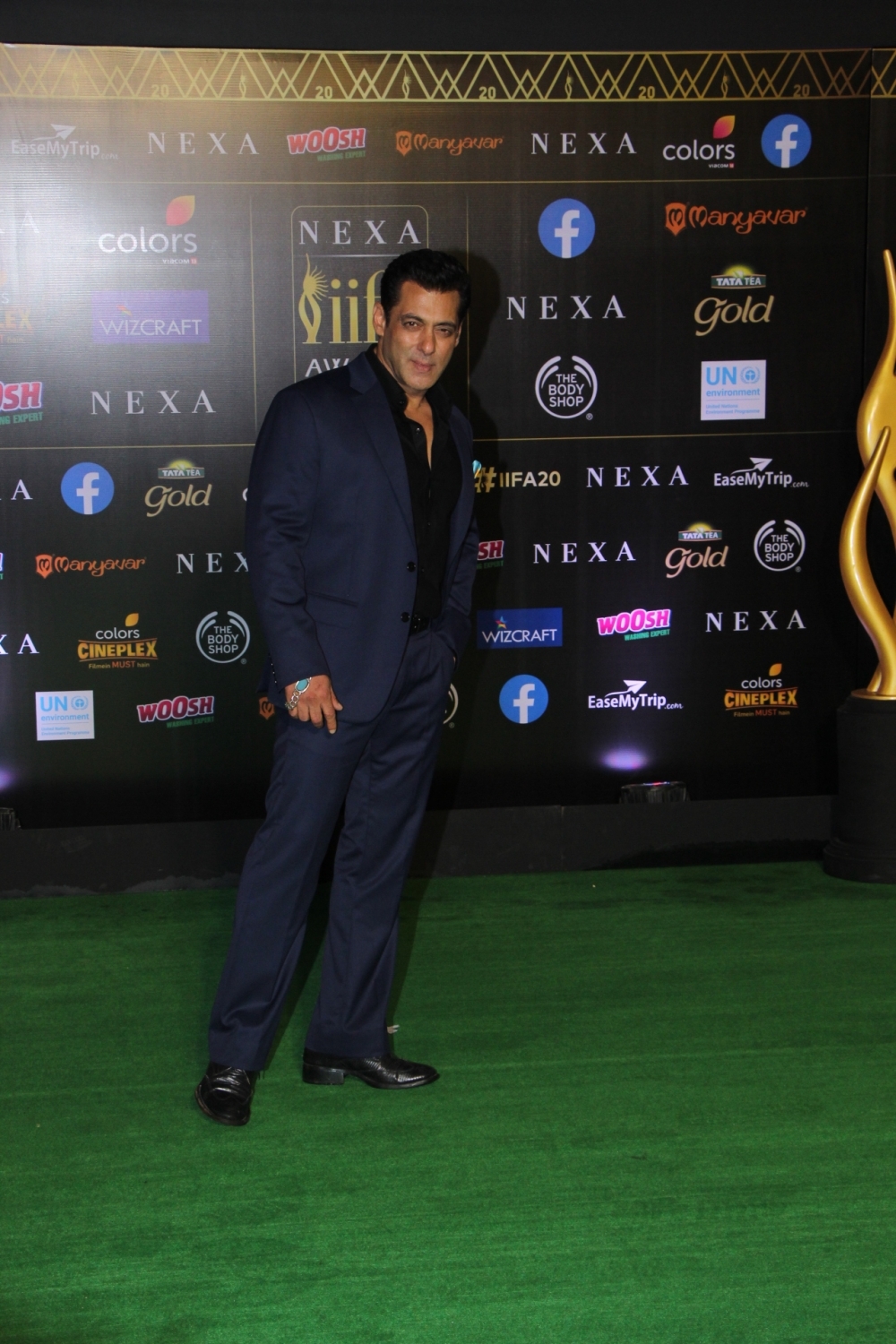 Mumbai: Actor Salman Khan at the Green Carpet of 20th IIFA Awards, in Mumbai on Sep 18, 2019. (Photo: IANS)