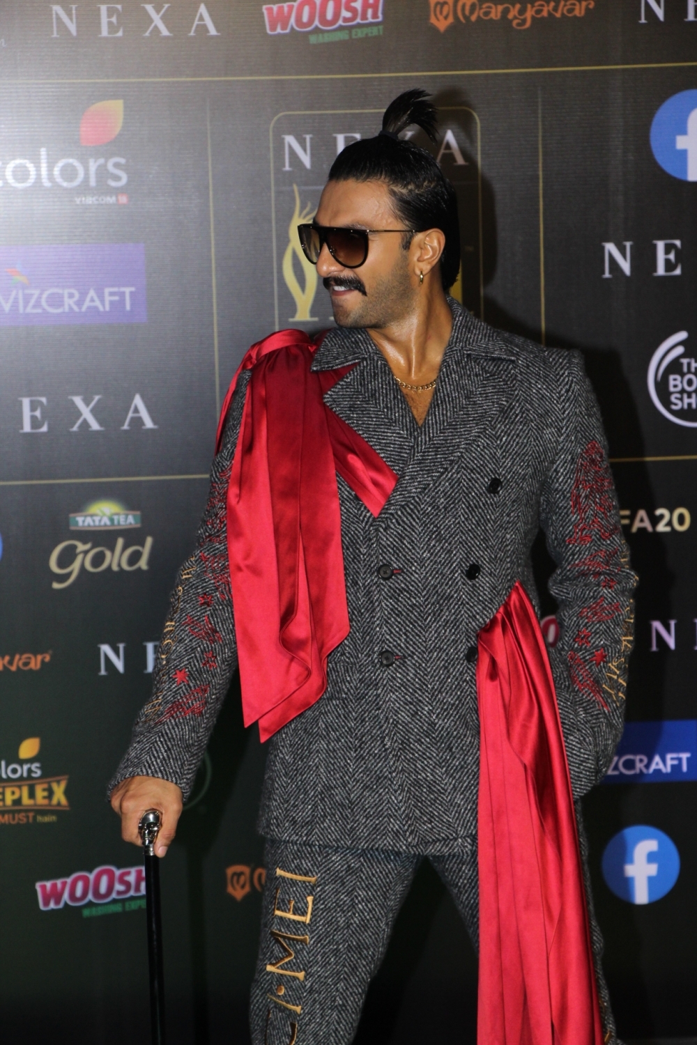 Mumbai: Actor Ranveer Singh at the Green Carpet of 20th IIFA Awards, in Mumbai on Sep 18, 2019. (Photo: IANS)