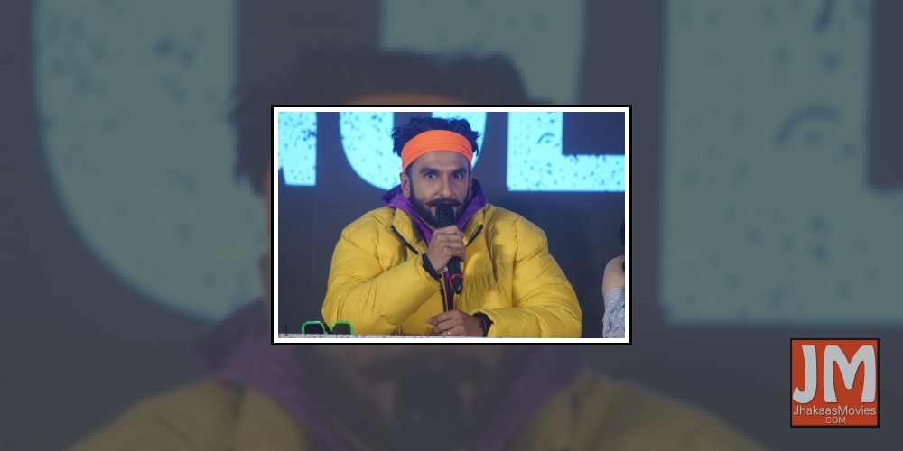 Mumbai: Actor Ranveer Singh at the trailer launch of upcoming film 