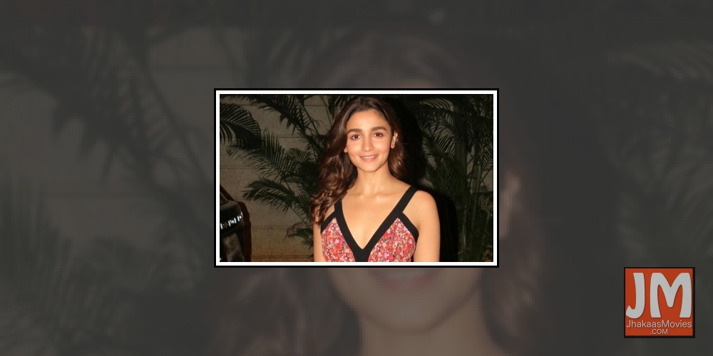 Actress Alia Bhatt.
