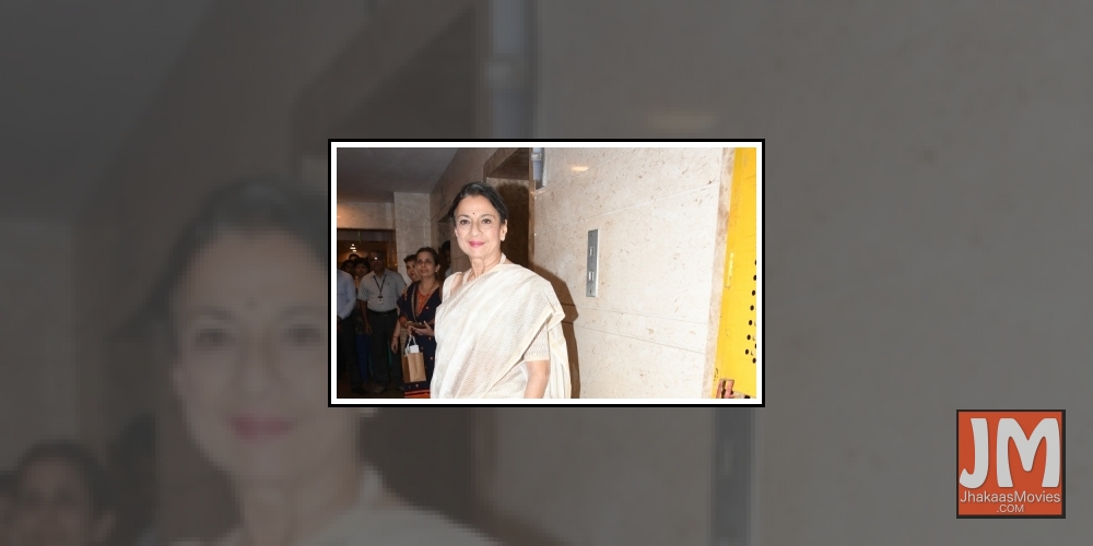 Veteran Bollywood actress Tanuja.