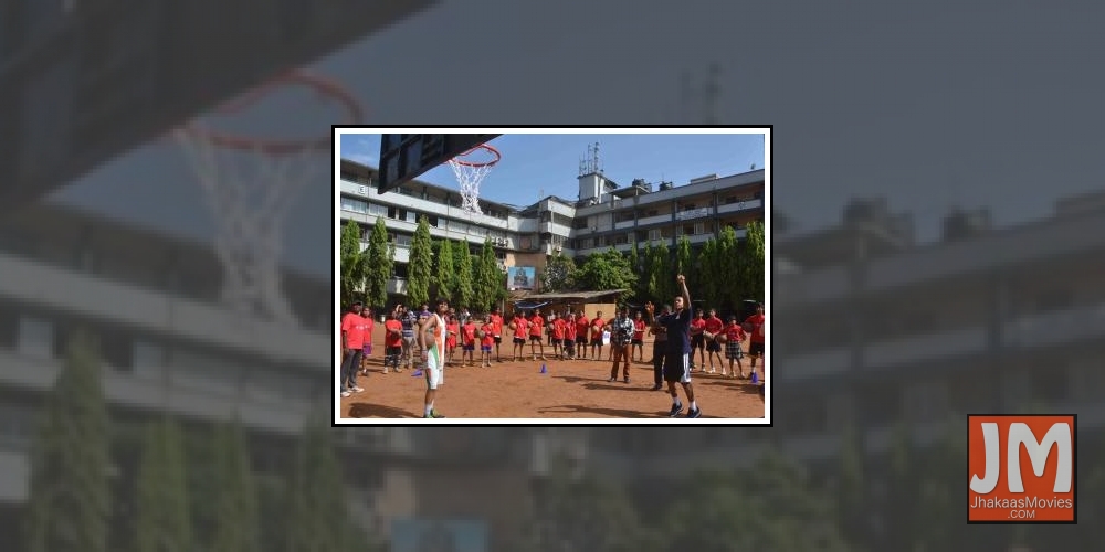 National Basketball Association point guard Isaiah Thomas of the Sacramento Kings during a promotional tour to promote basketball and the NBA fan base in Mumbai on June 10, 2014. The Reliance Foundation and National Basketball Association