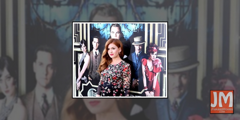 Hollywood actress Isla Fisher at Red Carpet Arrival for World Premiere of ``The Great Gatsby`` at Lincoln Center, Avery Fisher Hall for the Performing Arts in New York.