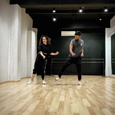 Actress Sanya Malhotra, who is also famous for her dancing skills, is 