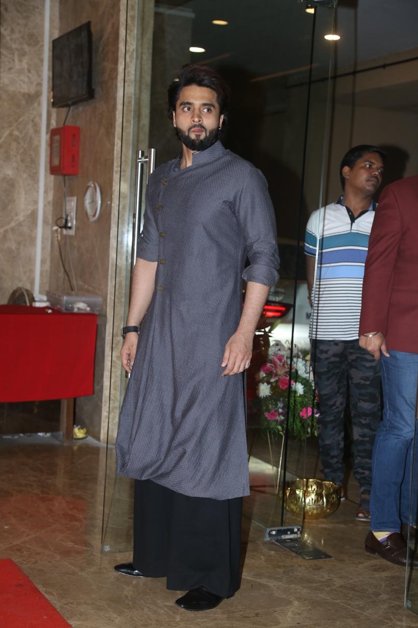 Mumbai: Actor Jackky Bhagnani at filmmaker Ramesh Taurani's Diwali bash in Mumbai on Oct 23, 2019. (Photo: IANS)