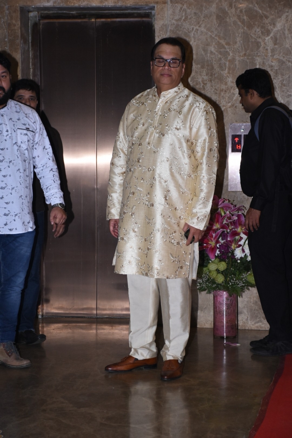 Mumbai: Filmmaker Ramesh Taurani at his Diwali bash in Mumbai on Oct 23, 2019. (Photo: IANS)