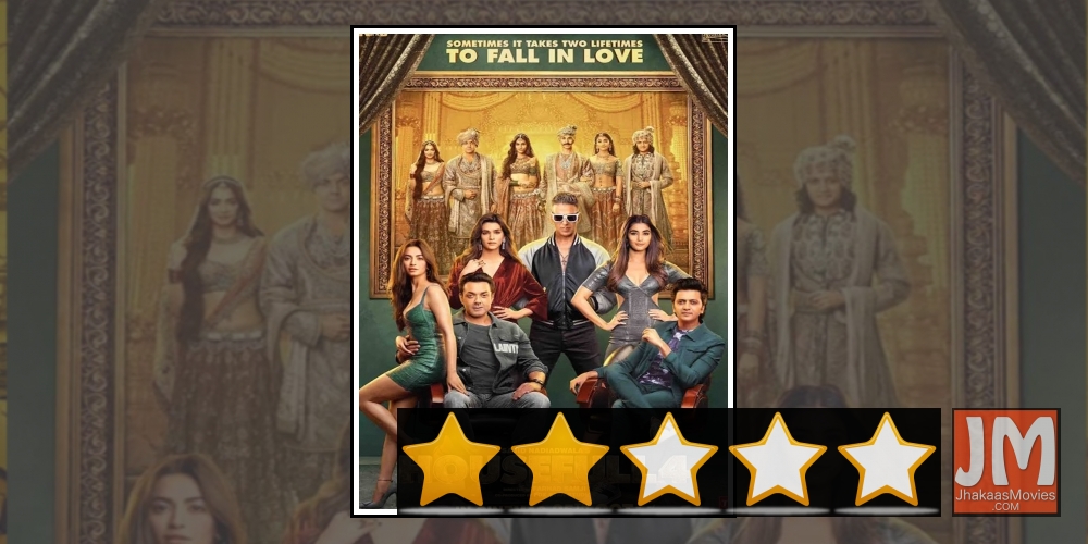 Mumbai: Actors Pooja Hegde, Riteish Deshmukh, Kriti Sanon, Akshay Kumar and Kriti Kharbanda during the promotions of their upcoming film 