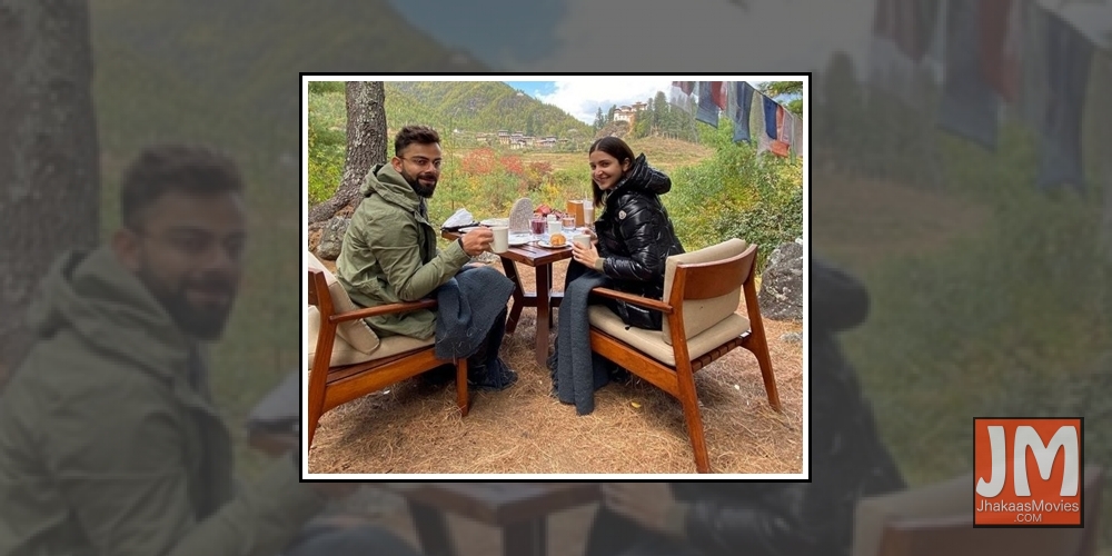Bollywood actress Anushka Sharma and her husband Virat Kohli, who are in Bhutan, for the India skipper's 31st birthday
