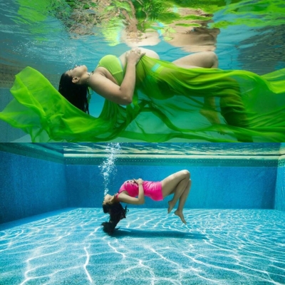 Actress Alia Bhatt recently shared a few pictures of her underwater photoshoot on social media, and since then netizens have been comparing her images to to Sameera Reddy