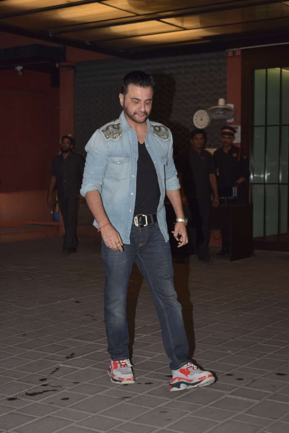 Mumbai: Actor Sanjay Kapoor at the wedding anniversary party of actor Aayush Sharma and his wife Arpita Khan in Mumbai on Nov 18, 2019. (Photo: IANS)