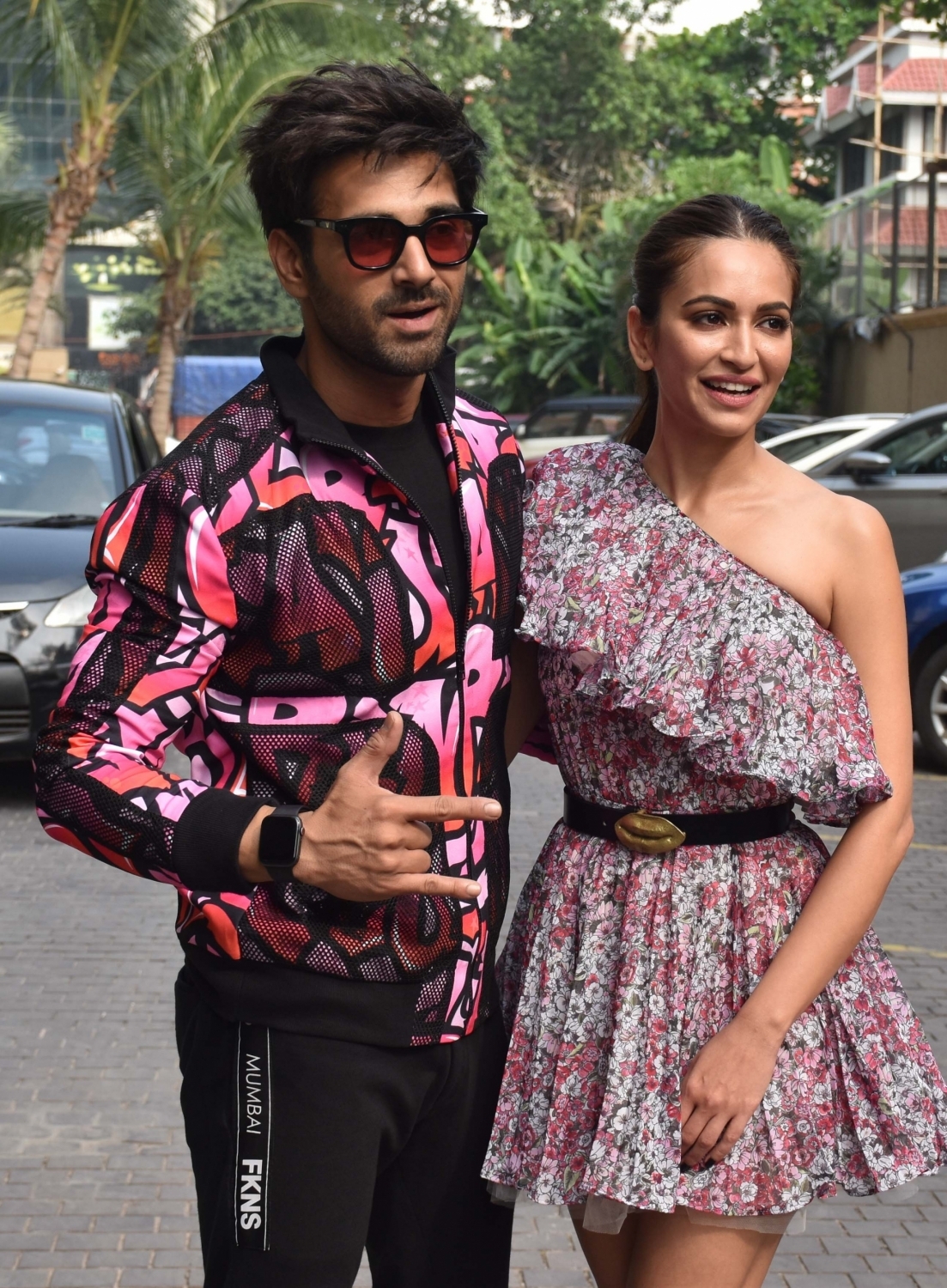 Mumbai: Actors Pulkit Samrat and Kriti Kharbanda during the promotions of his upcoming film "Pagalpanti" in Mumbai on Nov 16, 2019. (Photo: IANS)