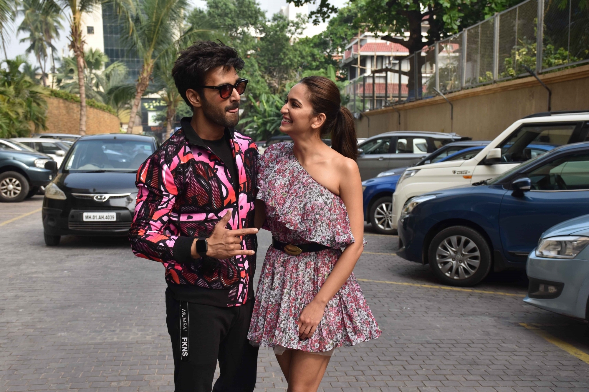 Mumbai: Actors Pulkit Samrat and Kriti Kharbanda during the promotions of his upcoming film "Pagalpanti" in Mumbai on Nov 16, 2019. (Photo: IANS)