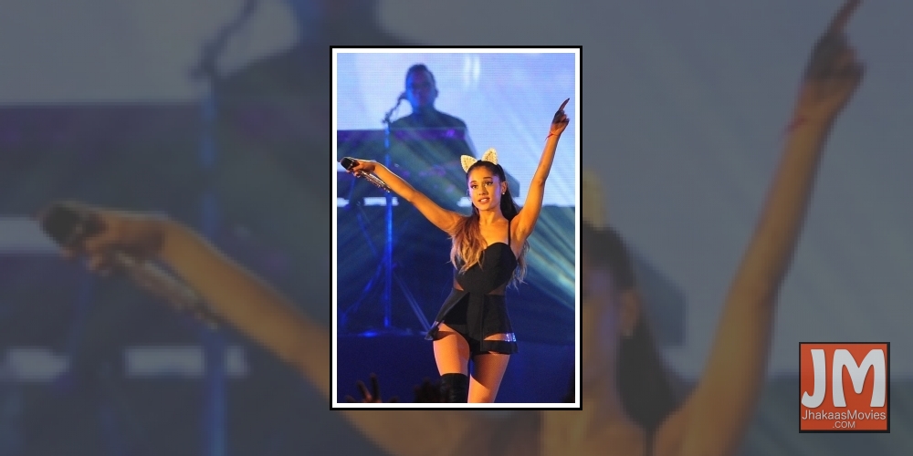 US pop star Ariana Grande.