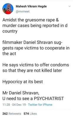 A smalltime filmmaker named Daniel Shravan