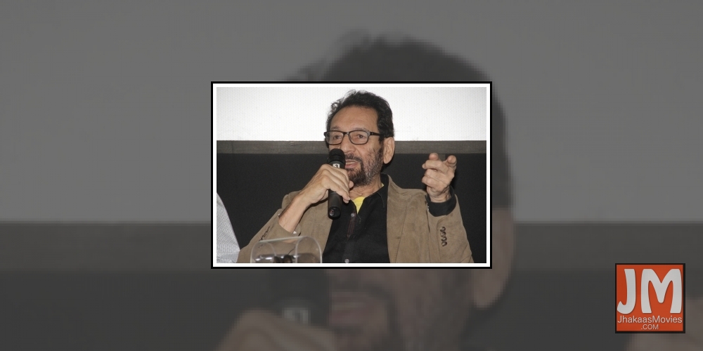 Panaji : Film Director Shekhar Kapur during the Digital Space Panel Discussion at 48th International Film Festival of India