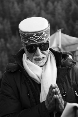 Bollywood veteran Amitabh Bachchan, who has been shooting in Himachal Pradesh for his upcoming movie 
