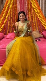 Cricketer Manish Pandey and actress Ashrita Shetty on Thursday hosted a wedding reception for close friends and relatives here. The two had exchanged vows in a glittering ceremony in the city on December 2, just hours after Manish led from the front to help Karnataka retain the Syed Mushtaq Ali T20 Trophy in Surat.