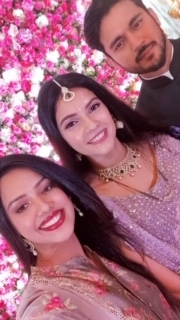 Cricketer Manish Pandey and actress Ashrita Shetty on Thursday hosted a wedding reception for close friends and relatives here. The two had exchanged vows in a glittering ceremony in the city on December 2, just hours after Manish led from the front to help Karnataka retain the Syed Mushtaq Ali T20 Trophy in Surat.