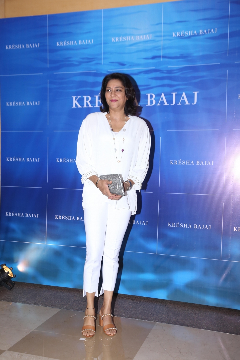 Mumbai: Congress leader Priya Dutt arrives at the first year anniversary celebration of fashion designer Kresha Bajaj's store in Mumbai on Dec 7, 2019. (Photo: IANS)