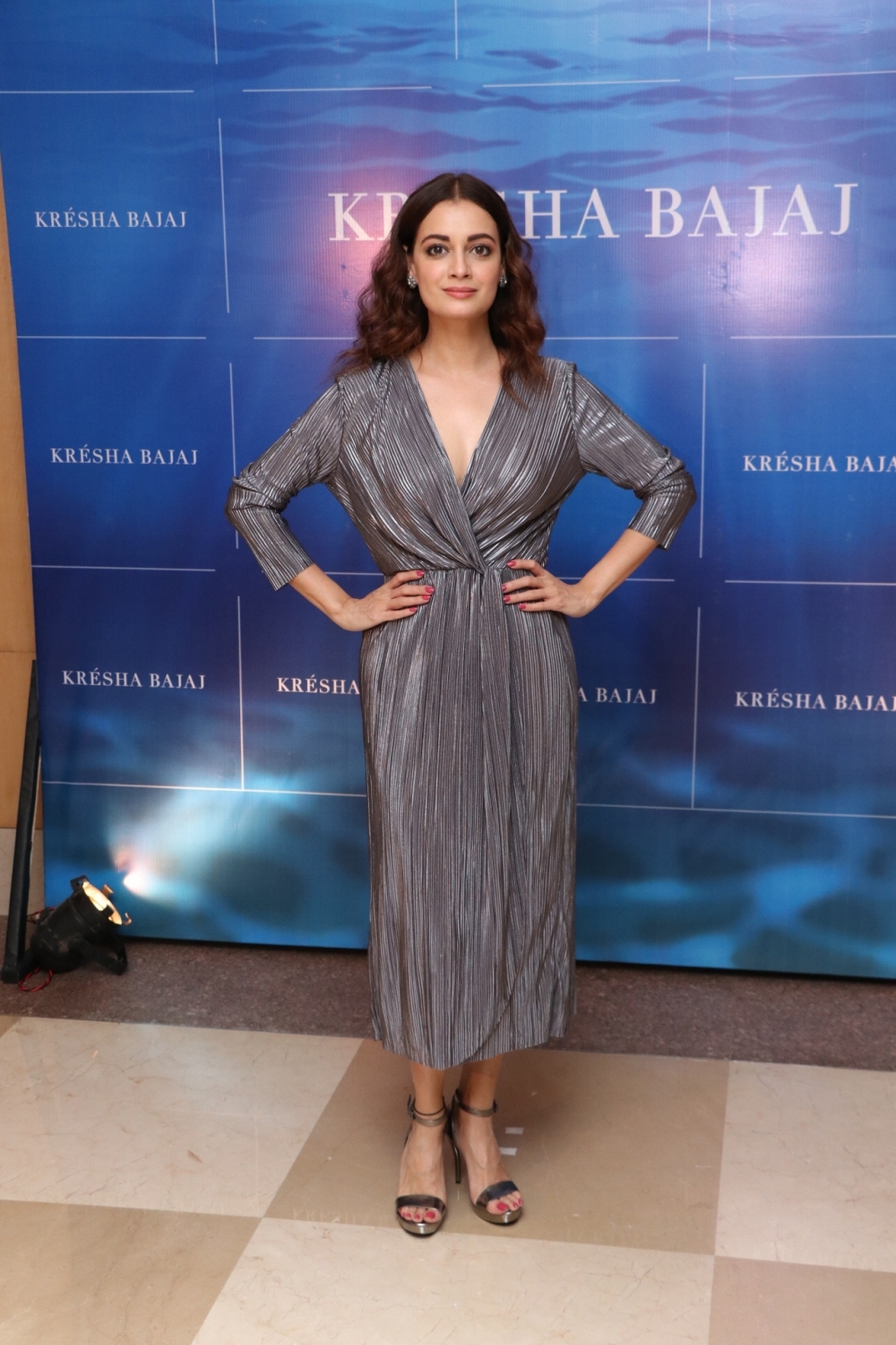 Mumbai: Actress Dia Mirza arrives at the first year anniversary celebration of fashion designer Kresha Bajaj's store in Mumbai on Dec 7, 2019. (Photo: IANS)