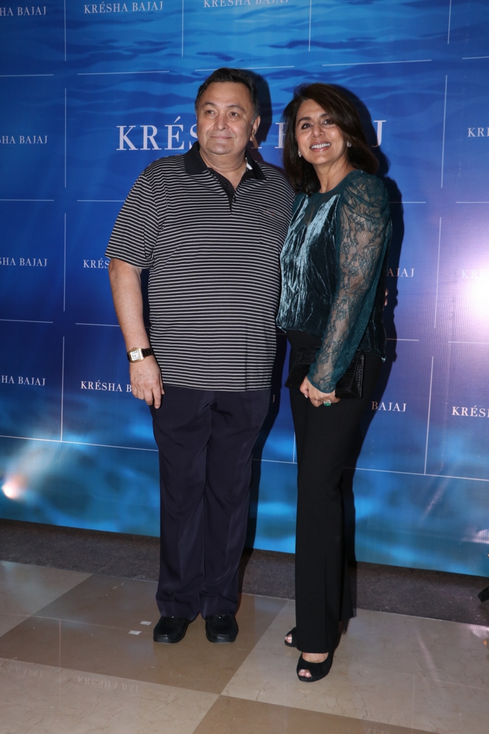 Mumbai: Actor Rishi Kapoor and his wife Neetu Kapoor arrives at the first year anniversary celebration of fashion designer Kresha Bajaj's store in Mumbai on Dec 7, 2019. (Photo: IANS)