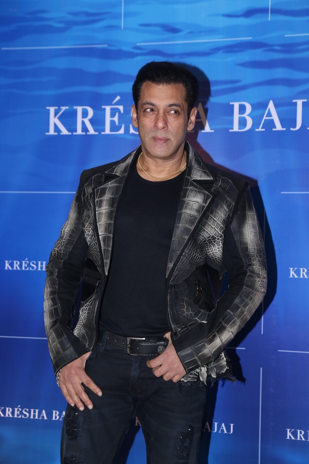 Mumbai: Actor Salman Khan arrives at the first year anniversary celebration of fashion designer Kresha Bajaj's store in Mumbai on Dec 7, 2019. (Photo: IANS)