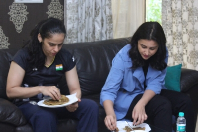 Saina Nehwal treated actress Parineeti Chopra with her mother