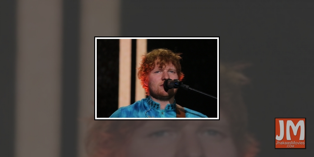 Mumbai: International Singer Ed Sheeran performs during his concert 