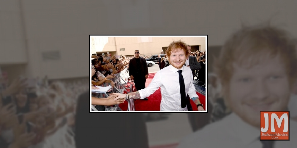 Singer Ed Sheeran.