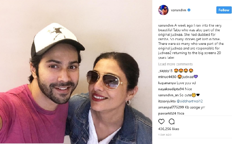 Varun Dhawan's Post On Instagram