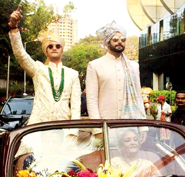 The Bachchans Attend A Wedding