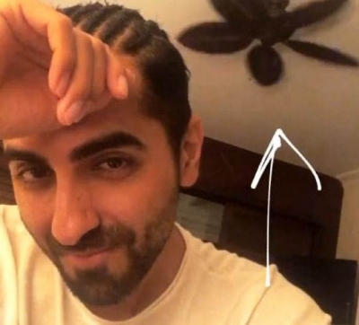 Ayushmann also shared a video of him sporting braids.