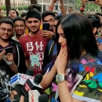 Actress Adah Sharma recently visited Indian Institute of Technology, Bombay (IIT-B) and interacted with the students there. She also took to Instagram and posted a couple of pictures and videos from her session.