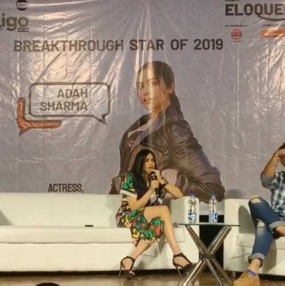 Actress Adah Sharma recently visited Indian Institute of Technology, Bombay (IIT-B) and interacted with the students there. She also took to Instagram and posted a couple of pictures and videos from her session.