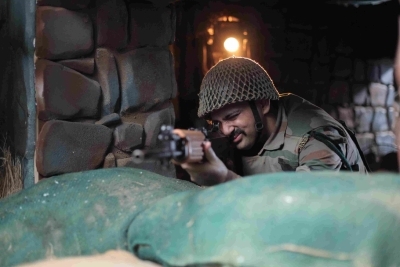 A still from the Indian anti-war movie titled 