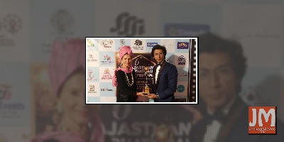 Anshuman Jha wins Jury Award as Best Actor at Rajasthan film fest