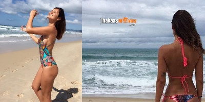 Brazillian Actress Bruna Abdullah's Grand Masti On Beach