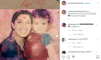 TV Czarina Ekta Kapoor has showered love on Smriti Irani
