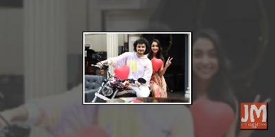 Mithun's youngest son Namashi shoots V-Day pic with debut film co-star