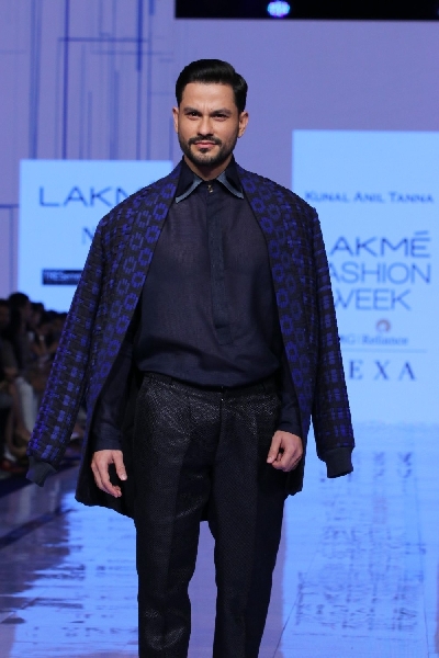 Mumbai: Actor Kunal Khemu walks the ramp showcasing the creation of fashion designer Kunal Anil Tanna at the Lakme Fashion Week Summer/Resort 2020 grand finale, in Mumbai on Feb 16, 2020. (Photo: IANS)