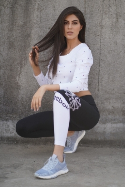 For Elnaaz Norouzi, athleisure is the way to go.